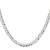 Sterling Silver 5.75mm Flat Curb Chain QLB150-20