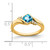 14k Blue Topaz and Diamond Ring RM7156-BT-006-YA