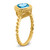 14k Cushion Blue Topaz Ring RM7201-BT-Y