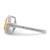 14k White Gold Cushion Citrine Ring RM7201-CI-W