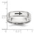 Sterling Silver Rhodium-plated 6mm Enamel Fancy Band Size 11.5 QWB126RH-11.5