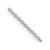 Sterling Silver 1mm Flat Link Cable Chain QPE77-24