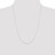 Sterling Silver 1mm Flat Link Cable Chain QPE77-24