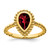 14k Pear Garnet Ring RM7203-GA-Y