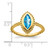14k Marquise Blue Topaz Ring RM7204-BT-Y