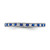 14k White Gold Sapphire and Diamond Band RM7245-SA-011-WA