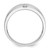 14k White Gold Mens Diamond Polished and Satin Ring RM5787-025-WA
