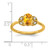 14k Citrine and Diamond Ring RM5760-CI-006-YA