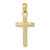 10k Polished Cross Pendant 10K9578