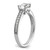 14K White Gold Lab Grown Dia. VS/SI FGH Emerald Semi-Mnt. East/West RM7883E-150-WLG