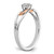 14K Two-Tone Lab Grown Diamond VS/SI FGH Cluster Ring RM7562E-008-WRLG