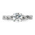 14K White Gold Lab Grown Diamond VS/SI FGH Semi-mount Engagement Rin RM9093E-100-7WLG
