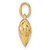 10K Polished & Textured 3-D Heart Pendant 10D2887