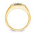 14K Lab Grown VS/SI FGH Dia and Created Sapphire Men's Ring RM5830-CSA-050-YLG