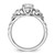14K White Gold Lab Grown Diamond VS/SI FGH Semi-mount Engagement Rin RM9063E-100-WLG