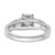 14K White Gold Lab Grown Diamond VS/SI FGH Semi-mount Engagement Rin RM9063E-100-WLG