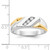 14k Two-tone Gold Diamond Mens Ring RM5807-020-WYA