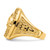 14k Mens Diamond Horseshoe with Horse in Center Ring RM5837-050-YA