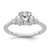 14K White Gold Lab Grown Diamond VS/SI FGH Semi-Mount Engagement Rin RM7815E-125-WLG