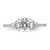 14K White Gold Lab Grown Diamond VS/SI FGH Semi-Mount Engagement Rin RM7815E-125-WLG