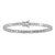 Sterling Silver Rhodium-plated CZ Tennis Bracelet QX355CZ