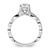14K White Gold Lab Grown Diamond VS/SI FGH Semi-mount Engagement Rin RM9098E-100-7WLG