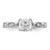 14K White Gold Lab Grown Diamond VS/SI FGH Semi-mount Engagement Rin RM9098E-100-7WLG