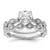 14K White Gold Lab Grown Diamond VS/SI FGH Semi-mount Engagement Rin RM9098E-100-7WLG