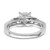 14K White Gold Lab Grown Diamond VS/SI FGH Semi-mount Engagement Rin RM9064E-100-WLG