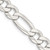 Sterling Silver 8.5mm Lightweight Flat Figaro Chain QMB220-20