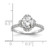 14K White Gold Lab Grown Diamond VS/SI FGH Round Semi-Mount Eng. Rin RM7989E-200-WLG