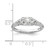14K White Gold Lab Grown Diamond VS/SI FGH Semi-mount Engagement Rin RM9086E-100-WLG