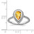 14k White Gold Pear Citrine Ring RM7203-CI-W