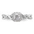 14K White Gold Lab Grown Diamond VS/SI FGH Complete Bypass Ring RM9707-047-CWLG
