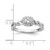 14K White Gold Lab Grown Diamond VS/SI FGH Complete Bypass Ring RM9707-047-CWLG