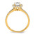14K Gold Lab Grown Diamond VS/SI FGH Oval Semi-Mount Eng. Ring RM7990E-200-YLG