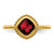 14k Cushion Garnet Ring RM7201-GA-Y