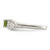Sterling Silver Lime Green Oval CZ Ring QR4360-7