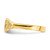14K Cross Inside Oval W/Scroll and Heart Ring R851