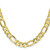 10k 8.75mm Concave Open Figaro Chain 10LF220-24