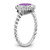 10k White Gold Oval Amethyst Ring RM7202-AM-1W