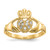 10K 1/10ct AA Diamond Claddagh Ring 10Y6307AA
