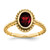 10k Oval Garnet Ring RM7202-GA-1Y