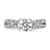 14K White Gold Lab Grown Diamond VS/SI FGH Round Semi-Mount Eng. Rin RM7991E-100-WLG