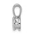 Sterling Silver Rhodium-plated CZ Pendant QP1105