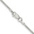 Sterling Silver 1.25mm Octagonal Snake Chain QOS035-16