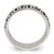 Sterling Silver Polished and Antiqued Elephants Ring QR6115-8