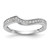 14K White Gold Lab Grown Diamond VS/SI FGH Wedding Band RM2471B-022-7WLG