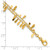 14K Polished Double Strand Fancy Link w/1 in ext. Bracelet SF2836-6.5