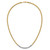 14K & White Rhodium D/C Twisted Fancy Necklace SF2816-18